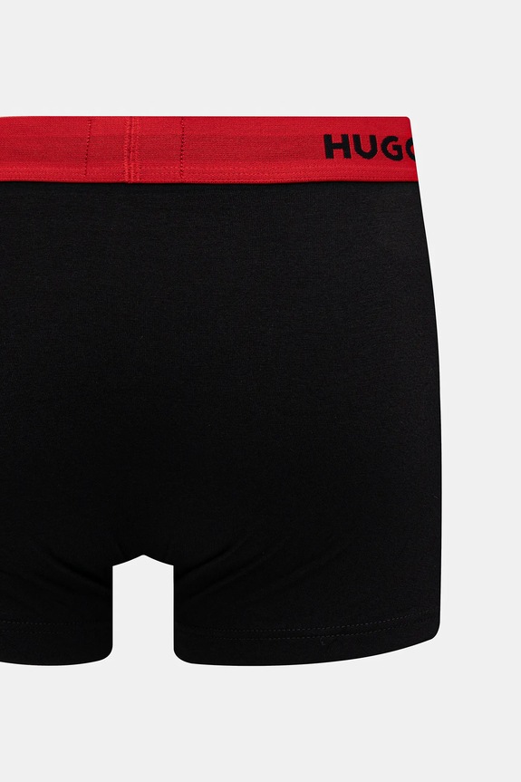HUGO boxerky pánske bavlnené s elastanom TRIPLET DESIGN 3-pak 50532550