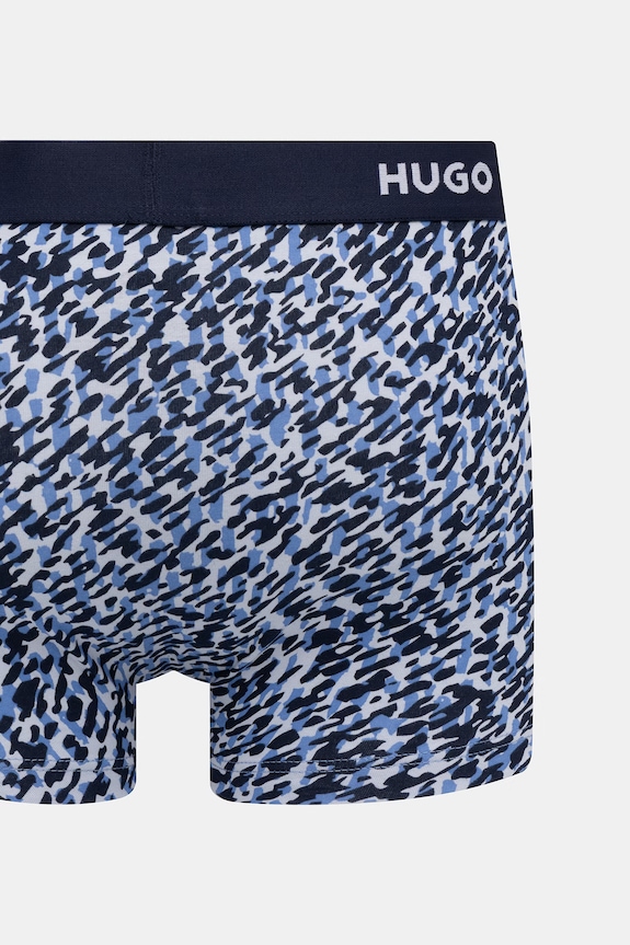 HUGO boxeralsó férfi pamut elasztánnal TRIPLET DESIGN 3-as csomag 50532550 kék