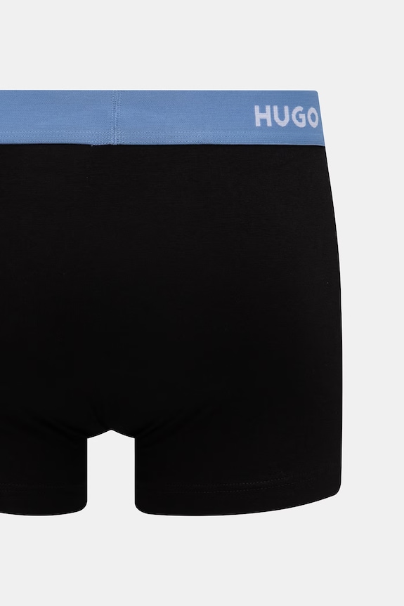 HUGO boxeri pentru bărbați, din bumbac cu elastan TRIPLET DESIGN pachet de 3 50532550