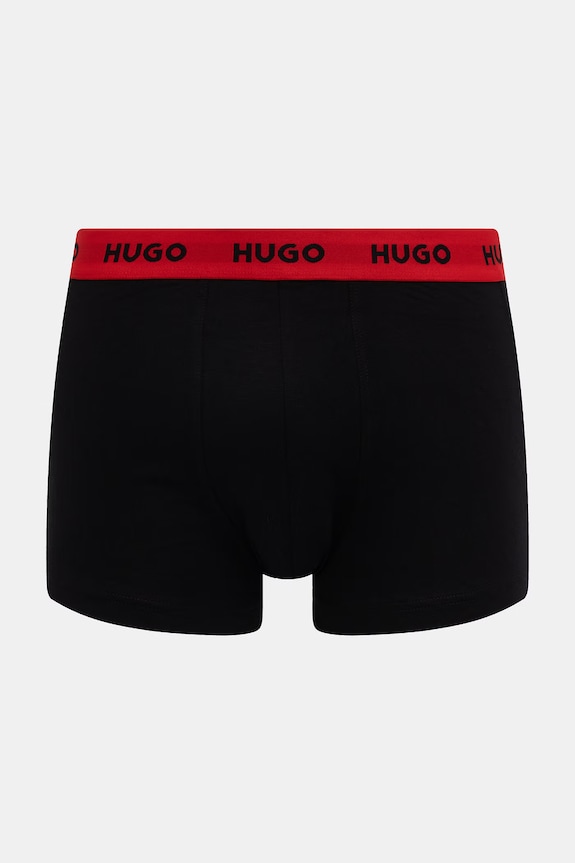 Одяг HUGO боксери чоловічі бавовняні з еластаном TRIPLET DESIGN 3-пак 50532550 сірий