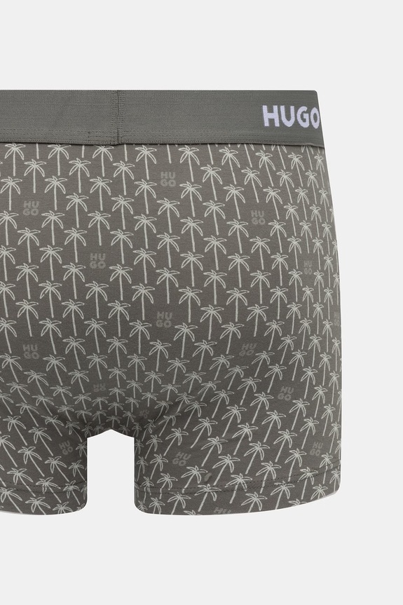 HUGO boxeri bărbați din bumbac cu elastan TRIPLET DESIGN pachet de 3 50532550