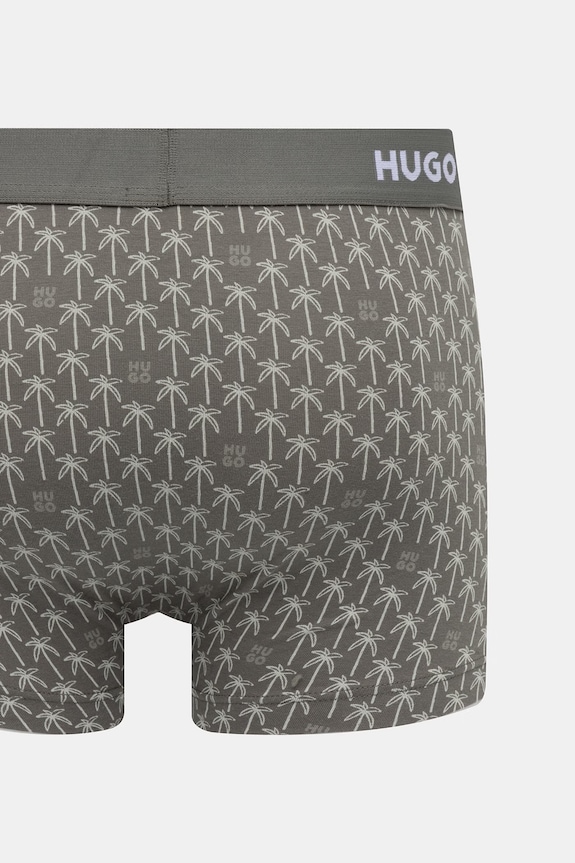 HUGO boxeri bărbați din bumbac cu elastan TRIPLET DESIGN pachet de 3 50532550