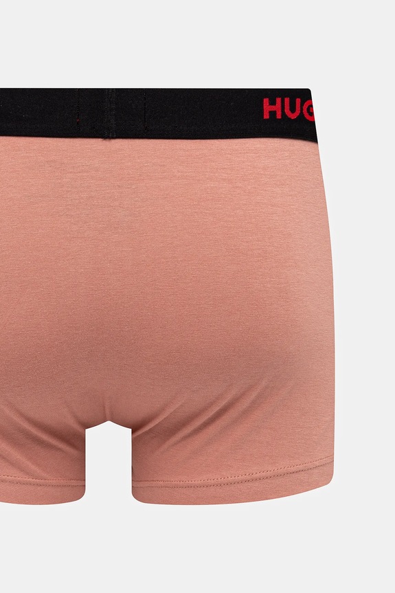 HUGO boxerky pánske bavlnené s elastanom TRUNK TRIPLET PACK 3-pack 50532611