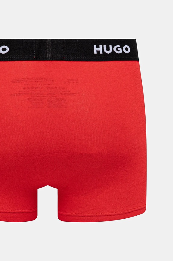 HUGO boxerky pánske bavlnené s elastanom TRUNK TRIPLET PACK 3-pack 50532611