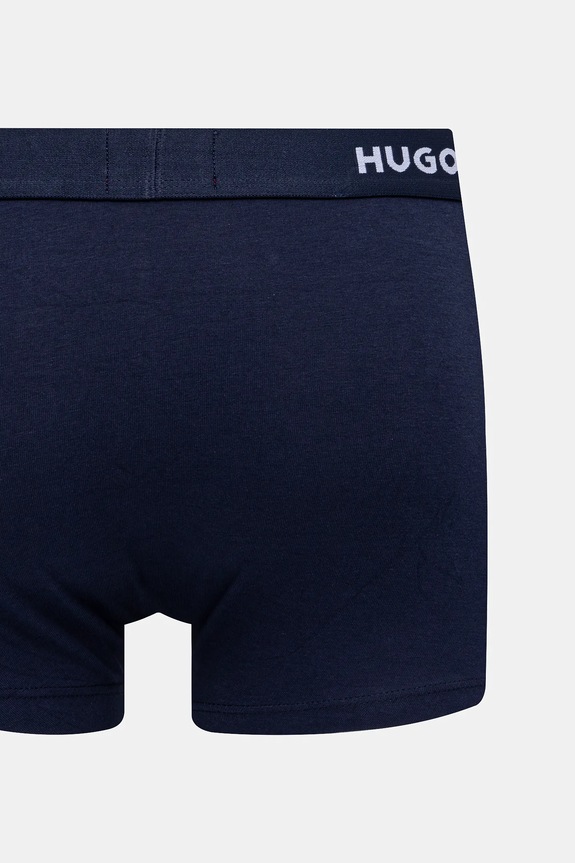 HUGO boxerky pánske bavlnené s elastanom TRUNK TRIPLET PACK 3-pak 50532611