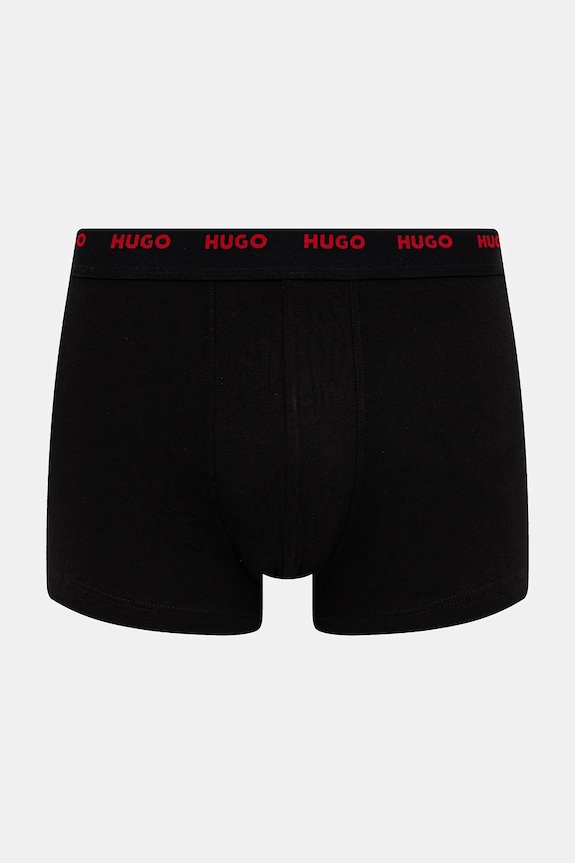 HUGO bokserki męskie TRUNK FIVE PACK 5-pack 50532619 czarny SS26