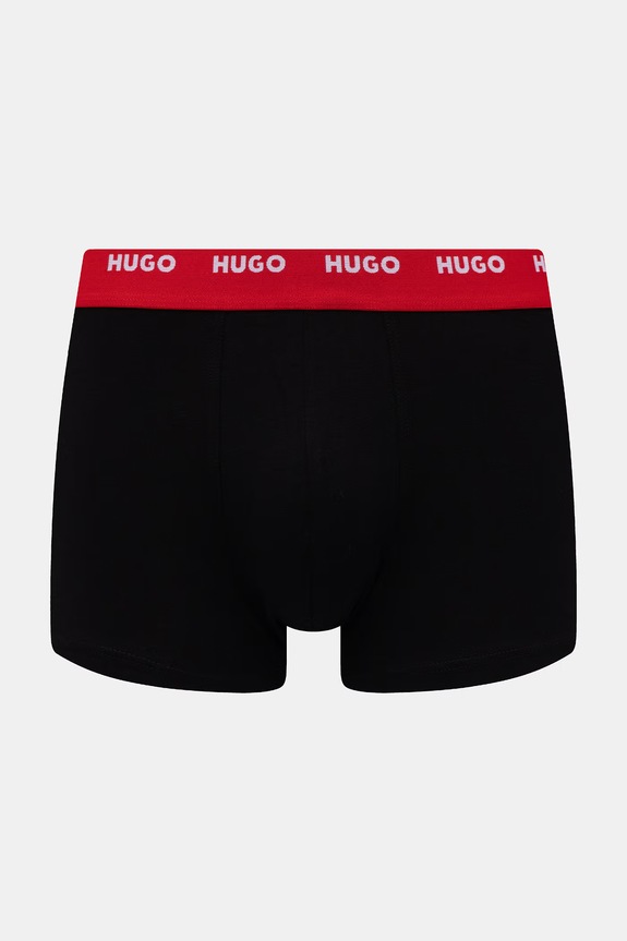 HUGO boxerky pánske 5-pak čierna 50532619