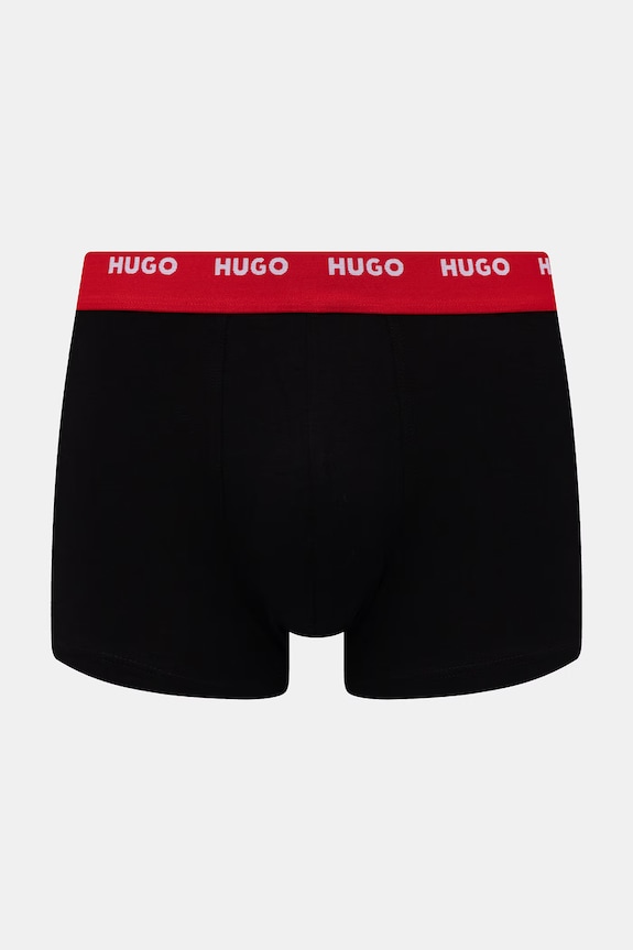 HUGO boxerky pánske 5-pak čierna 50532619