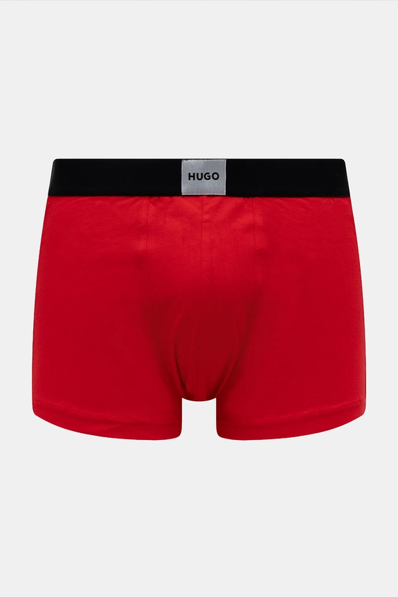 Îmbrăcăminte HUGO boxeri bărbați bumbac cu elastan TRUNK TRIPLET GALAXY pachet de 3 50532797 negru