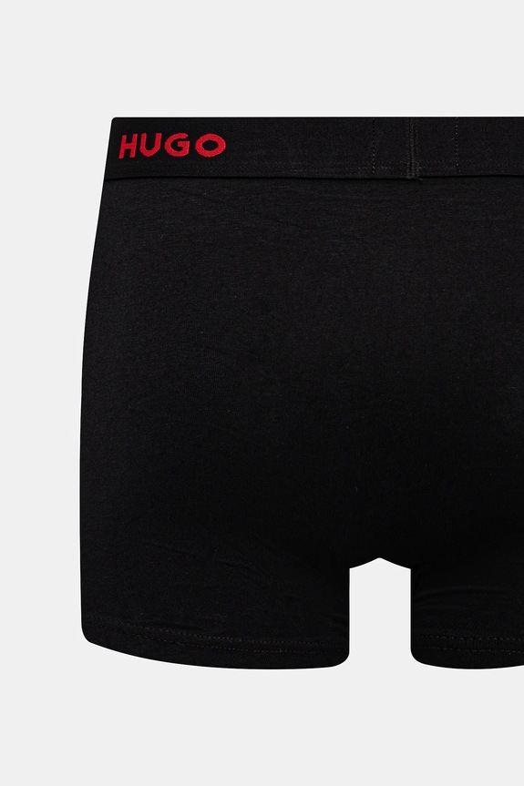 HUGO boxeri bărbați din bumbac cu elastan BOXERBR TRIPLET DESIGN pachet de 3 50532559