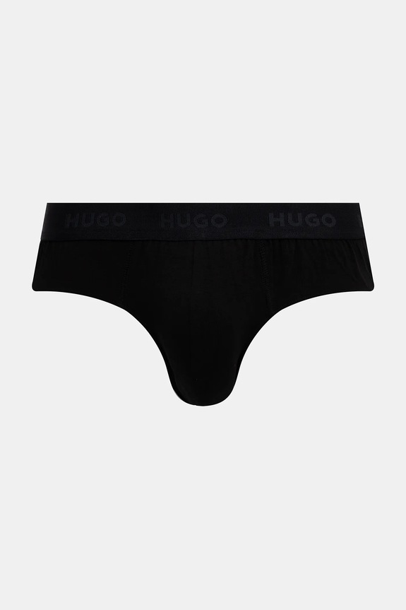 Oblečenie Slipy HUGO 3-pak HIPBRIEF TRIPLETPACK 50532570 čierna