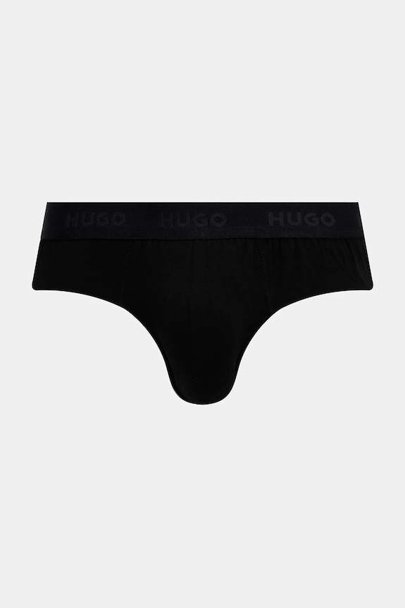 Oblečenie Slipy HUGO 3-pak HIPBRIEF TRIPLETPACK 50532570 čierna