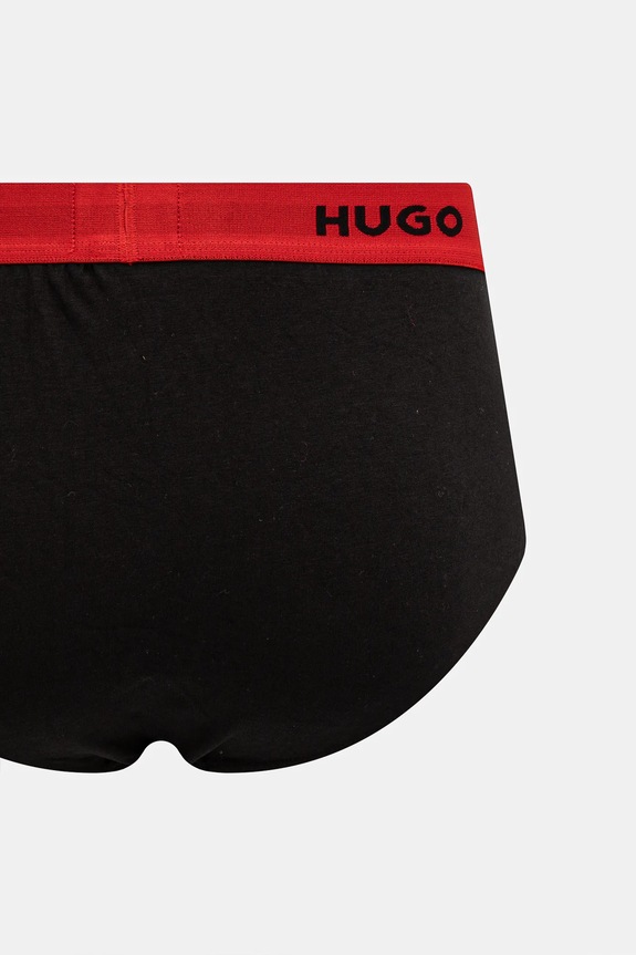 HUGO mutande pacco da 3 HIPBRIEF TRIPLETPACK 50532570 nero
