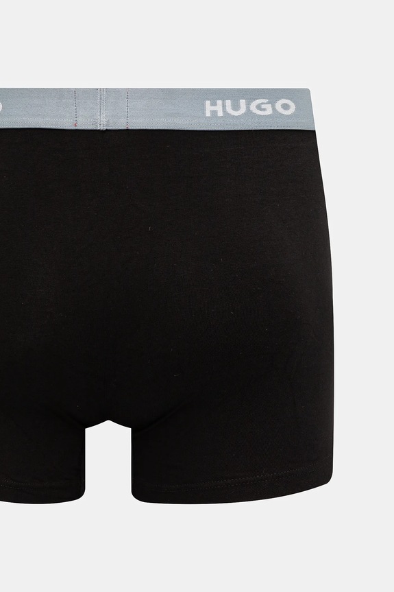 HUGO bokserki męskie bawełniane z elastanem BOXERBR TRIPLET PACK 3-pack 50532613