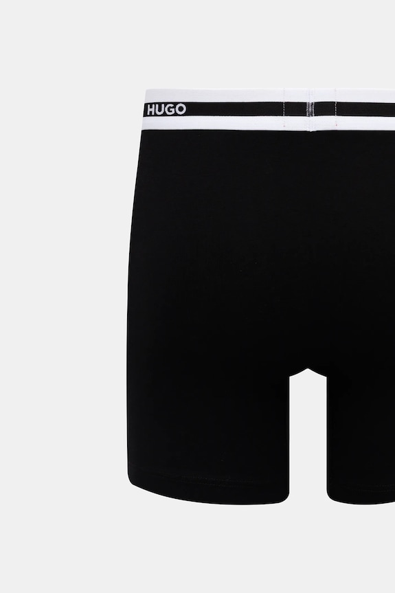 HUGO boxerky pánske bavlnené s elastanom BOXERBR TRIPL PLANET 50534694