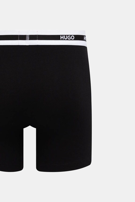HUGO boxerky pánske bavlnené s elastanom BOXERBR TRIPL PLANET 50534694