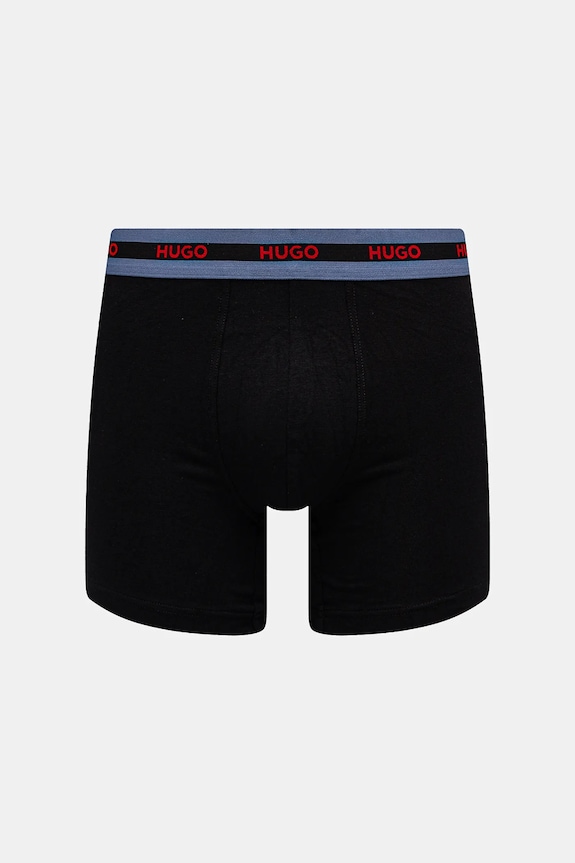 HUGO boxerky pánske bavlnené s elastanom BOXERBR TRIPL PLANET 50534694 viacfarebná SS26