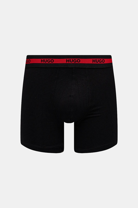 Oblečenie HUGO boxerky pánske bavlnené s elastanom BOXERBR TRIPL PLANET 50534694 viacfarebná