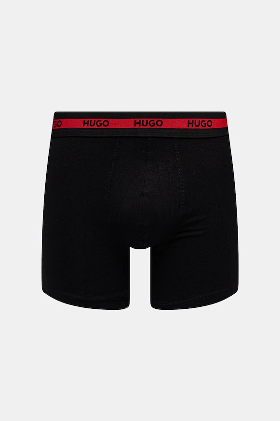 Oblečenie HUGO boxerky pánske bavlnené s elastanom BOXERBR TRIPL PLANET 50534694 viacfarebná