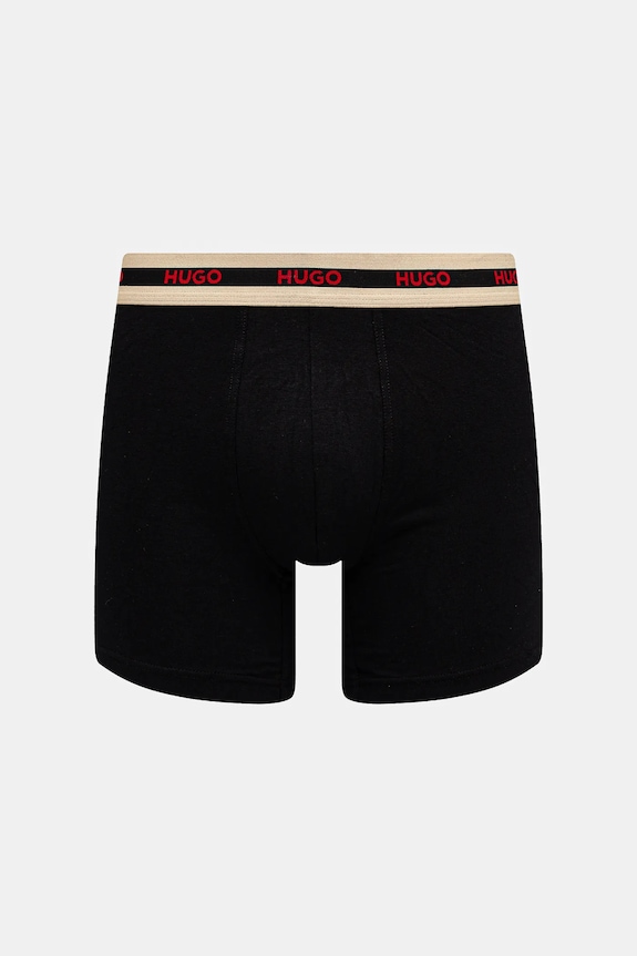 HUGO boxerky pánske bavlnené s elastanom BOXERBR TRIPL PLANET viacfarebná 50534694