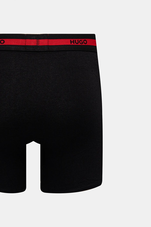 HUGO boxerky pánske bavlnené s elastanom BOXERBR TRIPL PLANET 50534694