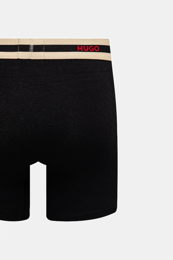 HUGO boxerky pánske bavlnené s elastanom BOXERBR TRIPL PLANET 50534694
