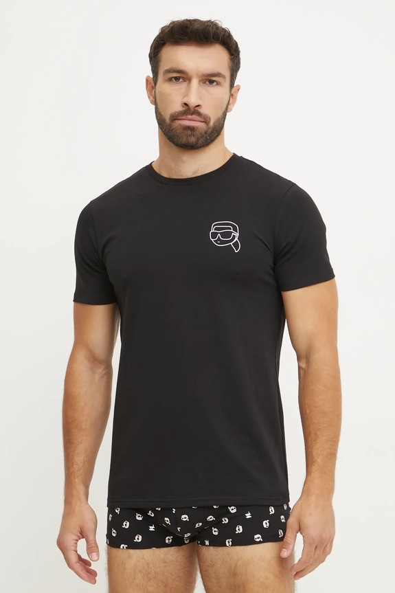 Ruházat Karl Lagerfeld pizsama A1M45014 fekete