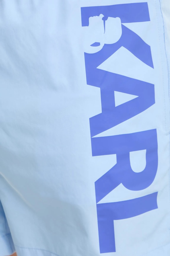 Karl Lagerfeld Σορτς μαγιό ανδρικά μπλε A1M46013