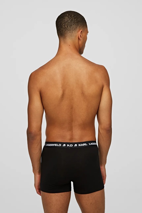 Oblečenie Boxerky Karl Lagerfeld 7-pak A1M47010 čierna