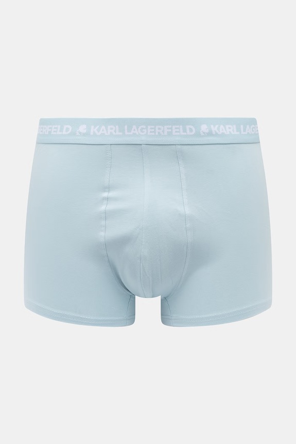 Karl Lagerfeld boxeri pentru bărbați, din bumbac cu elastan pachet de 3 A1M47017 albastru SS26