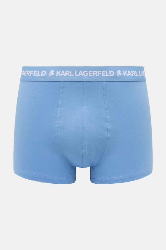 Îmbrăcăminte Karl Lagerfeld boxeri pentru bărbați, din bumbac cu elastan pachet de 3 A1M47017 albastru