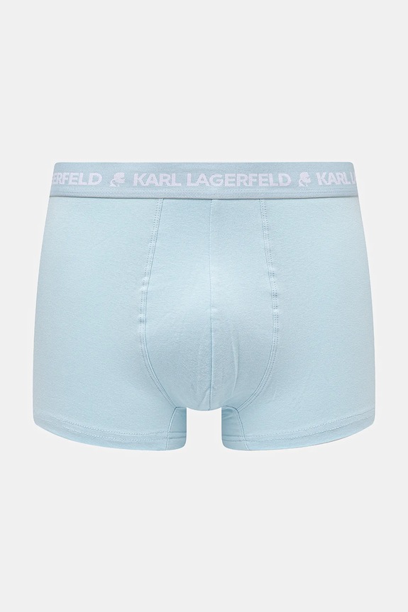 Îmbrăcăminte Karl Lagerfeld boxeri bărbați din bumbac cu elastan pachet de 3 A1M47017 bleumarin