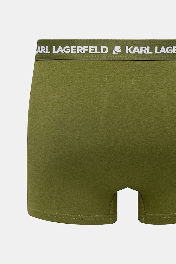 Karl Lagerfeld boxeri bărbați din bumbac cu elastan pachet de 3 A1M47017 bleumarin