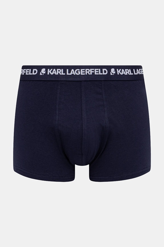 Karl Lagerfeld boxeri bărbați din bumbac cu elastan pachet de 3 maro A1M47017