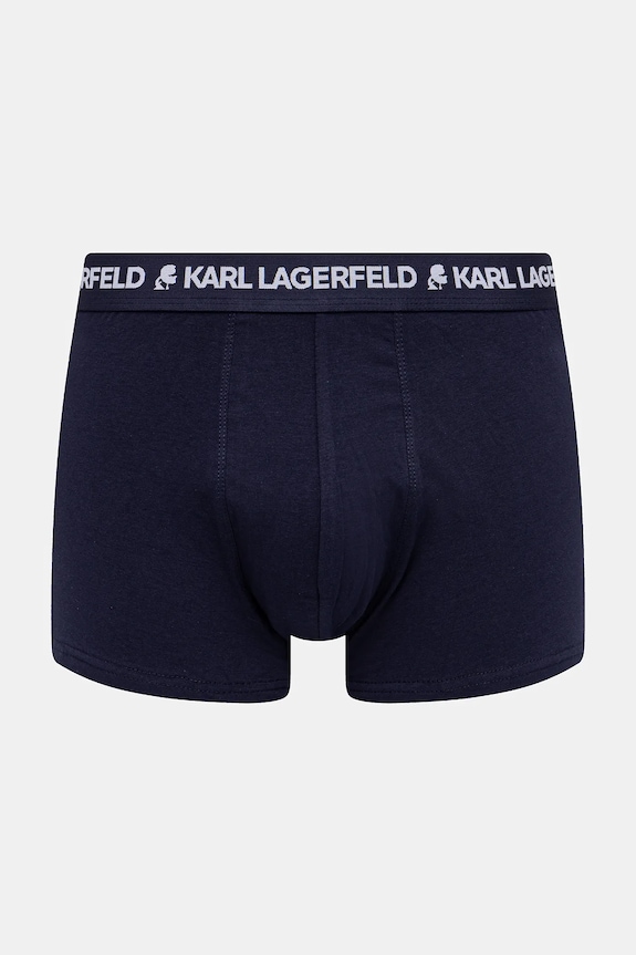 Karl Lagerfeld boxeri bărbați din bumbac cu elastan pachet de 3 maro A1M47017
