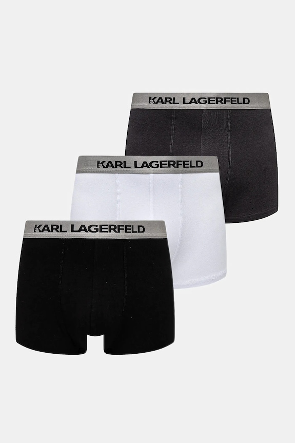 Karl Lagerfeld bokserki 3-pack wzorzyste biały A1M47020