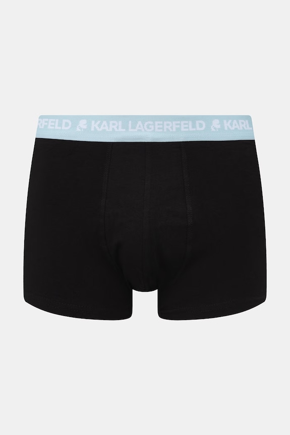 Karl Lagerfeld bokserki męskie bawełniane z elastanem 3-pack A1M47021 niebieski SS26