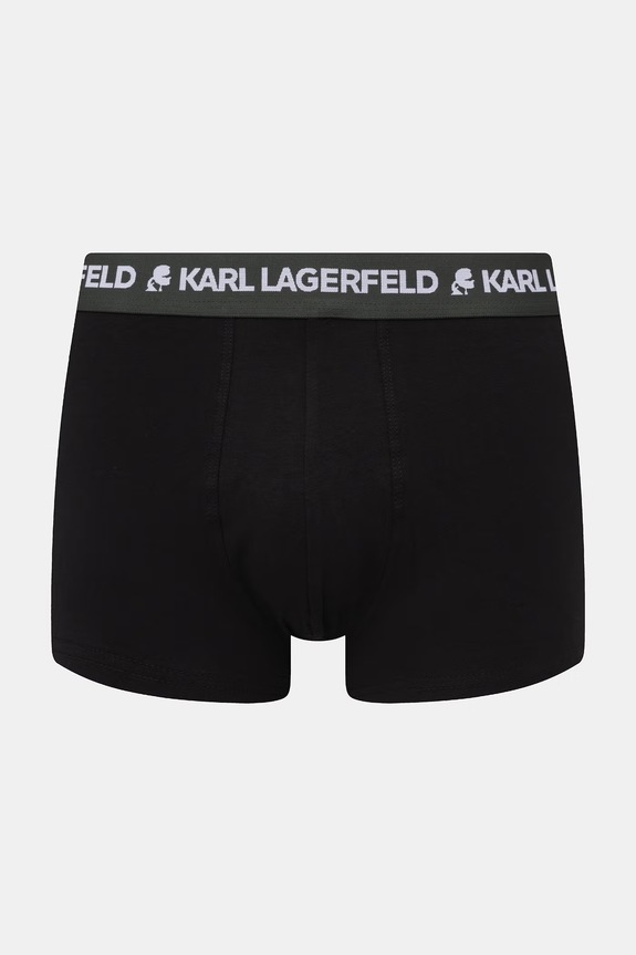 Odzież Karl Lagerfeld bokserki męskie bawełniane z elastanem 3-pack A1M47021 niebieski