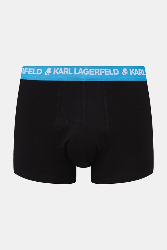 Karl Lagerfeld bokserki męskie bawełniane z elastanem 3-pack niebieski A1M47021