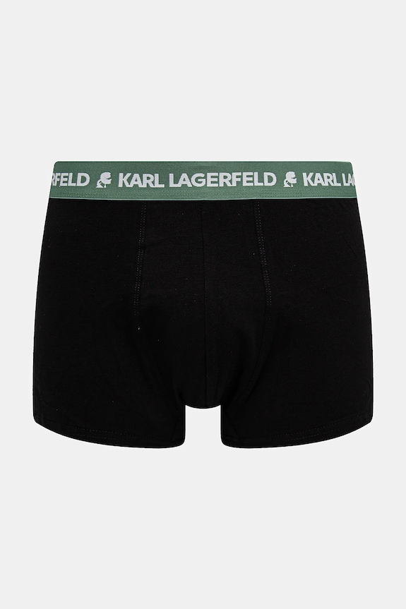 Karl Lagerfeld boxeri bărbați din bumbac cu elastan pachet de 3 A1M47021 negru SS26