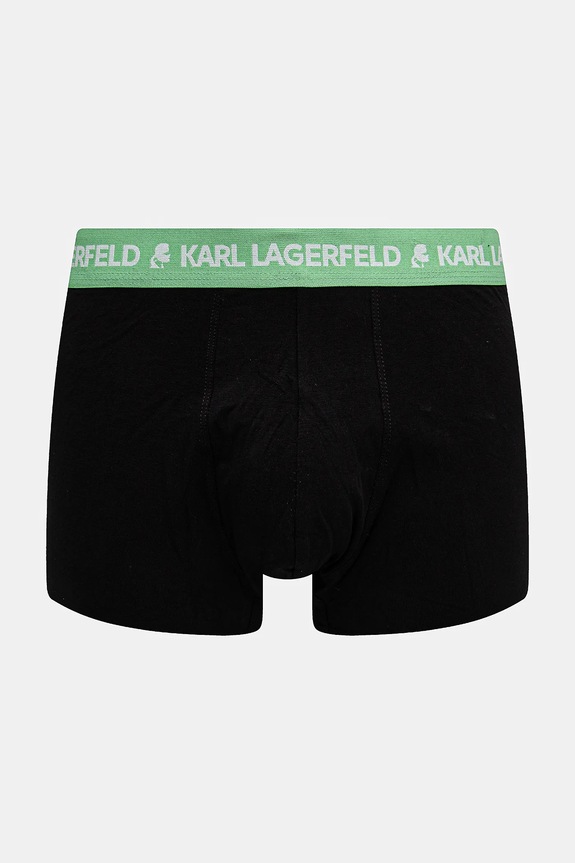 Îmbrăcăminte Karl Lagerfeld boxeri bărbați din bumbac cu elastan pachet de 3 A1M47021 negru