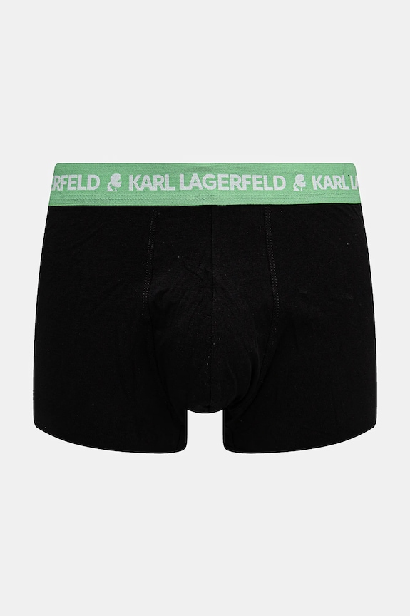Îmbrăcăminte Karl Lagerfeld boxeri bărbați din bumbac cu elastan pachet de 3 A1M47021 negru