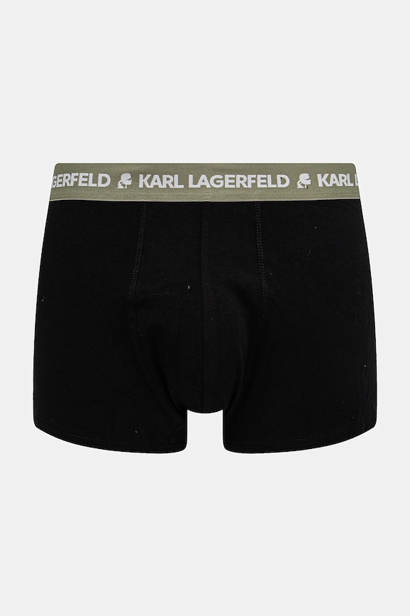 Karl Lagerfeld boxeri bărbați din bumbac cu elastan pachet de 3 negru A1M47021