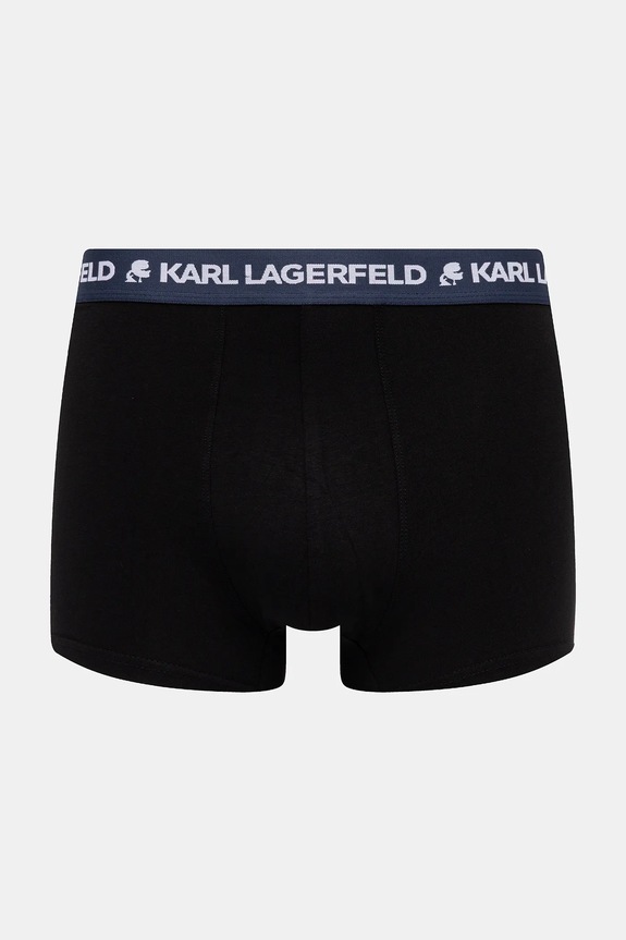 Karl Lagerfeld boxeri bărbați din bumbac cu elastan pachet de 3 A1M47021 negru SS26