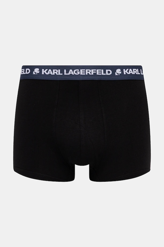 Karl Lagerfeld boxeri bărbați din bumbac cu elastan pachet de 3 A1M47021 negru SS26