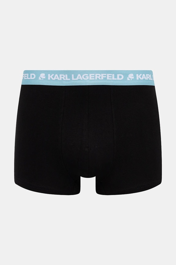 Îmbrăcăminte Karl Lagerfeld boxeri bărbați din bumbac cu elastan pachet de 3 A1M47021 negru
