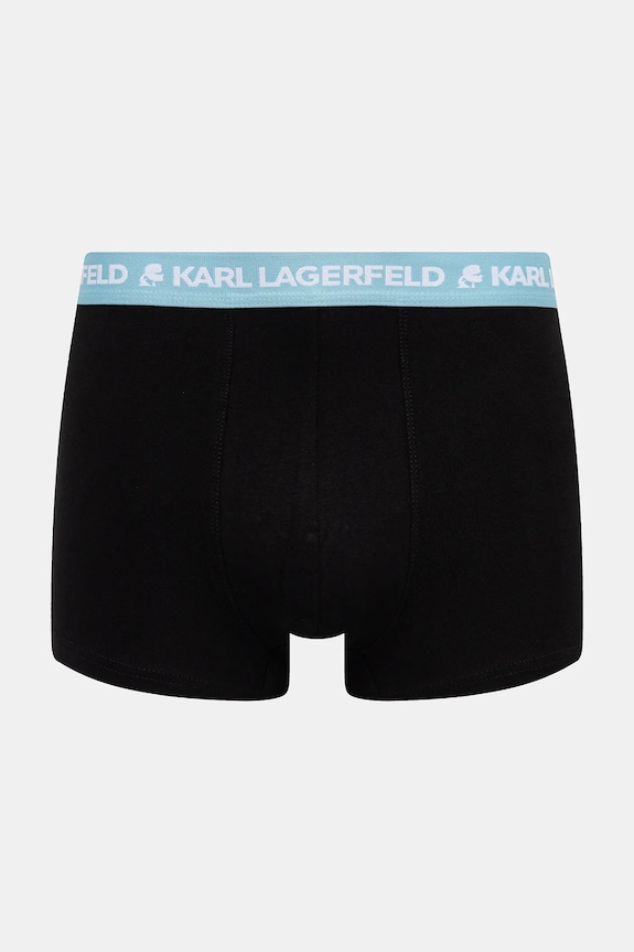 Îmbrăcăminte Karl Lagerfeld boxeri bărbați din bumbac cu elastan pachet de 3 A1M47021 negru