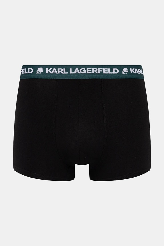 Karl Lagerfeld boxeri bărbați din bumbac cu elastan pachet de 3 negru A1M47021
