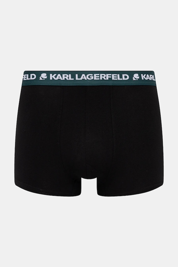 Karl Lagerfeld boxeri bărbați din bumbac cu elastan pachet de 3 negru A1M47021