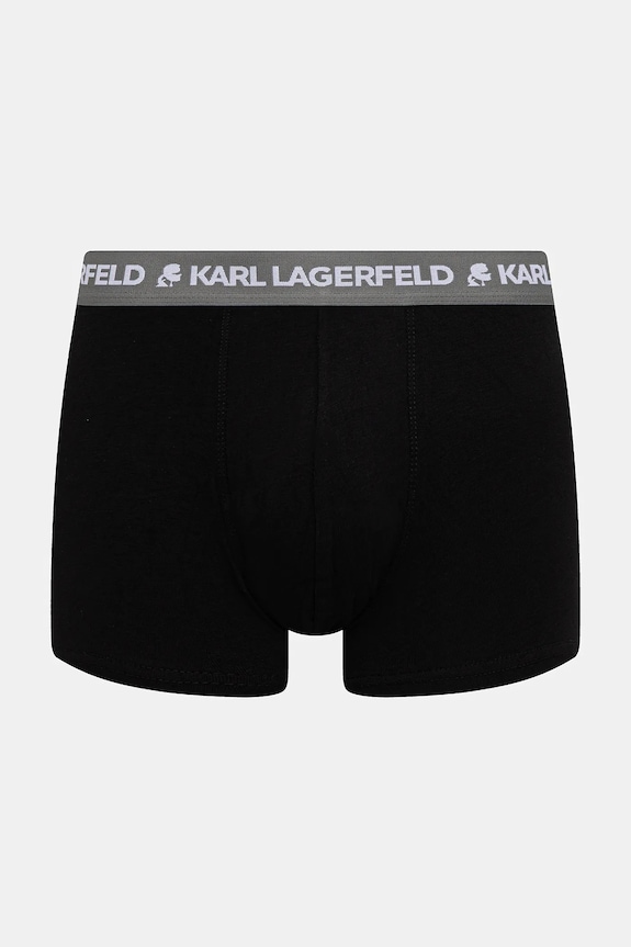 Karl Lagerfeld boxeri bărbați din bumbac cu elastan pachet de 3 A1M47021 negru SS26